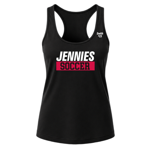 Jennies Soccer Tanktop Custom Name and Number