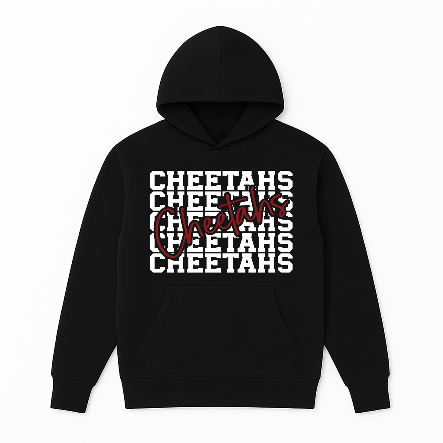 Red and Black Cheetahs Tee