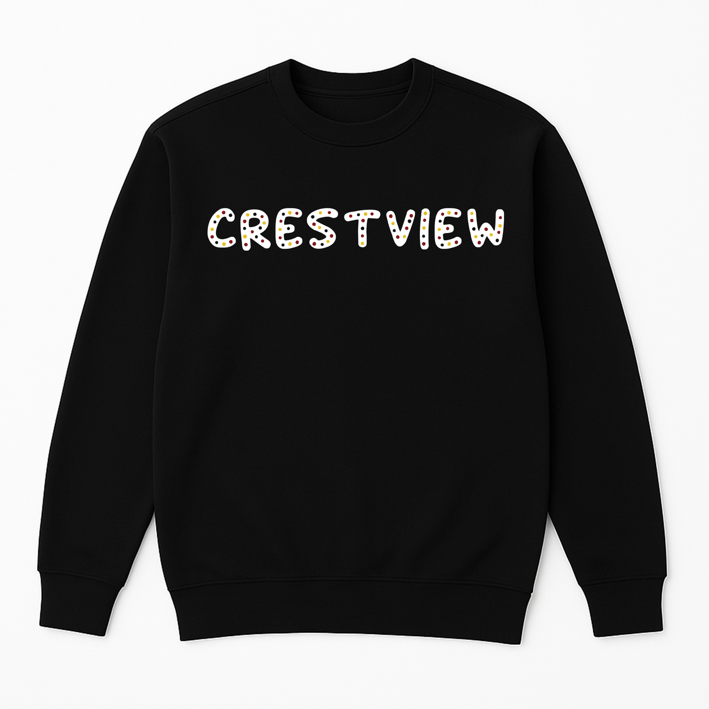 Crestview with polka dots
