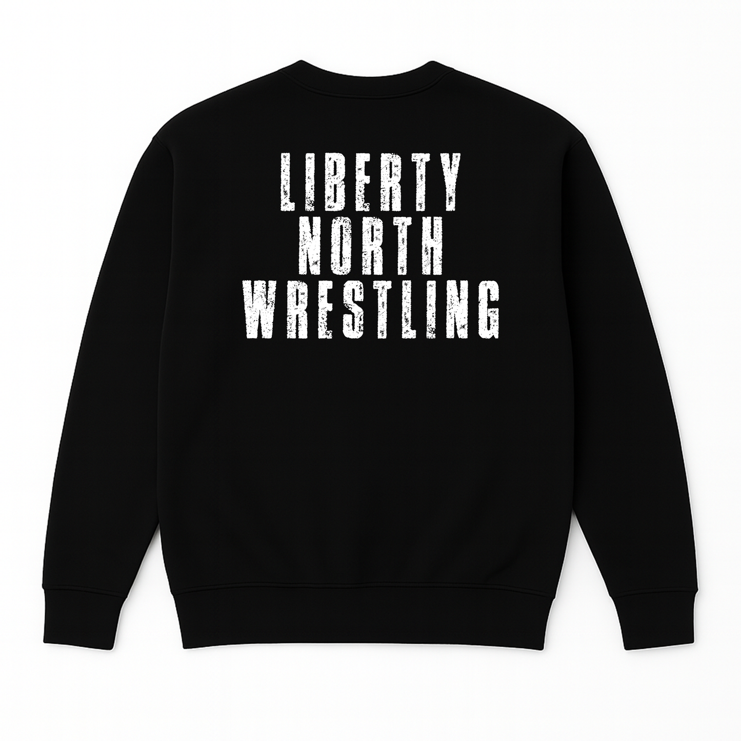 Liberty North Red White Blue Wrestling Crewneck