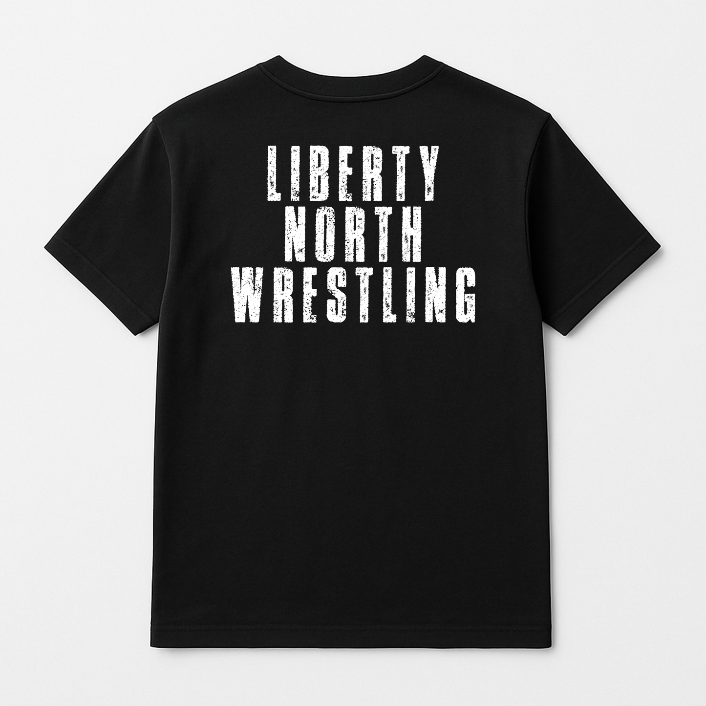 Liberty North Red White Blue Wrestling T-Shirt