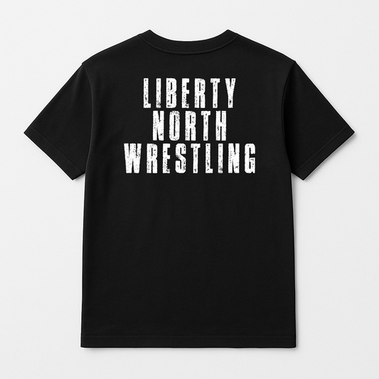 Liberty North Red White Blue Wrestling T-Shirt