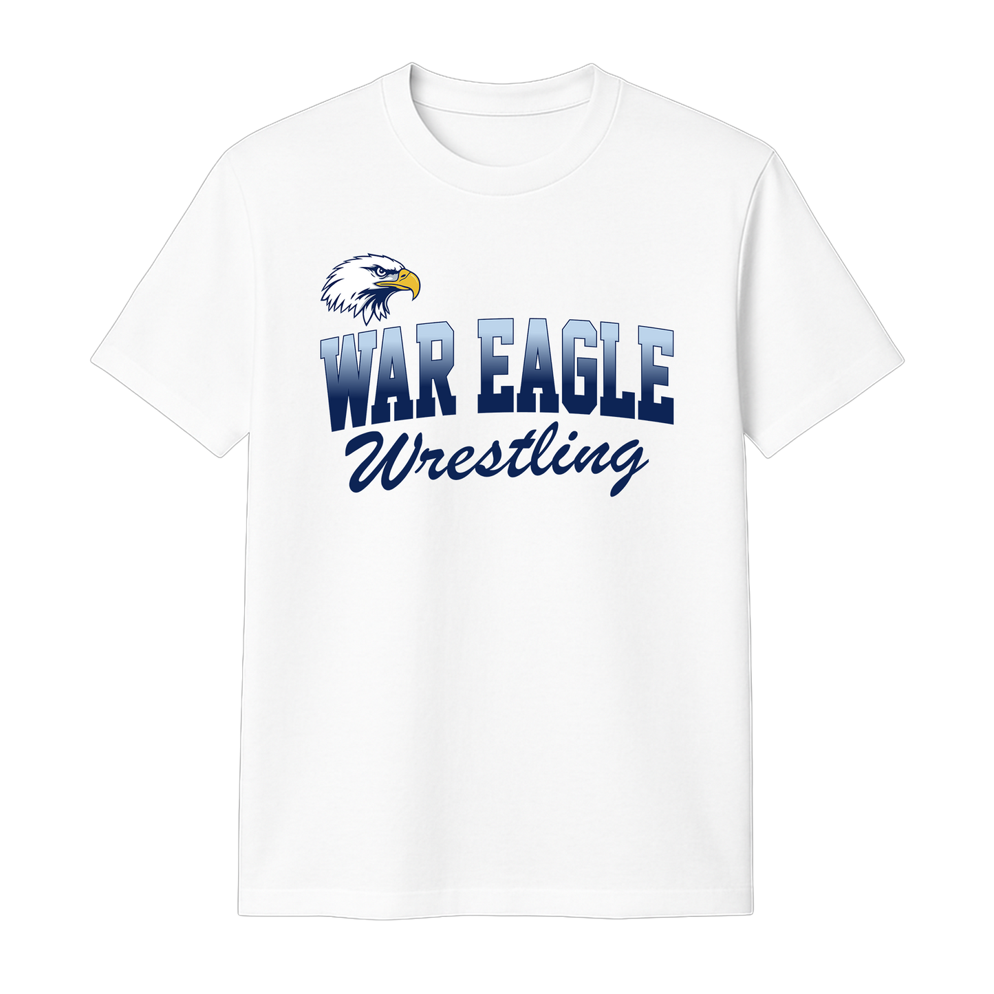 War Eagle Wrestling White Tee