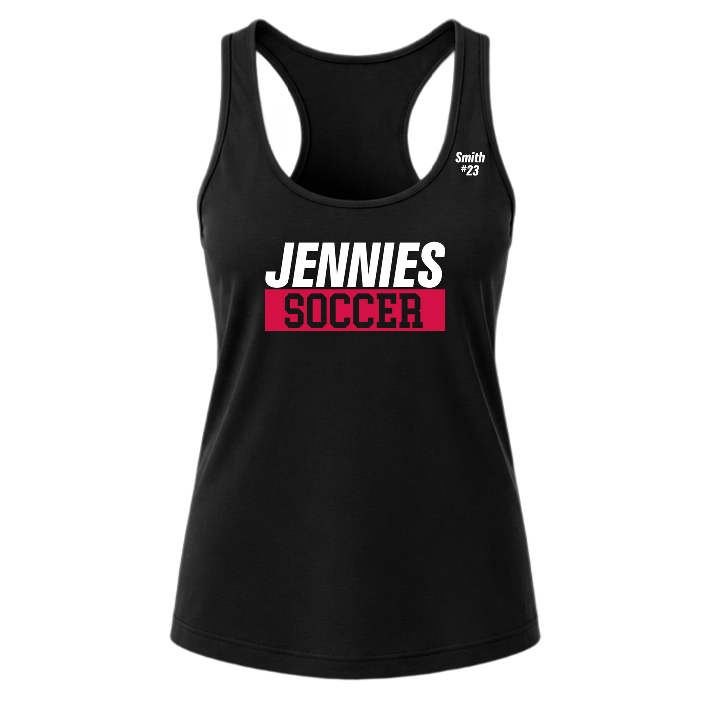Jennies Soccer Tanktop Custom Name and Number