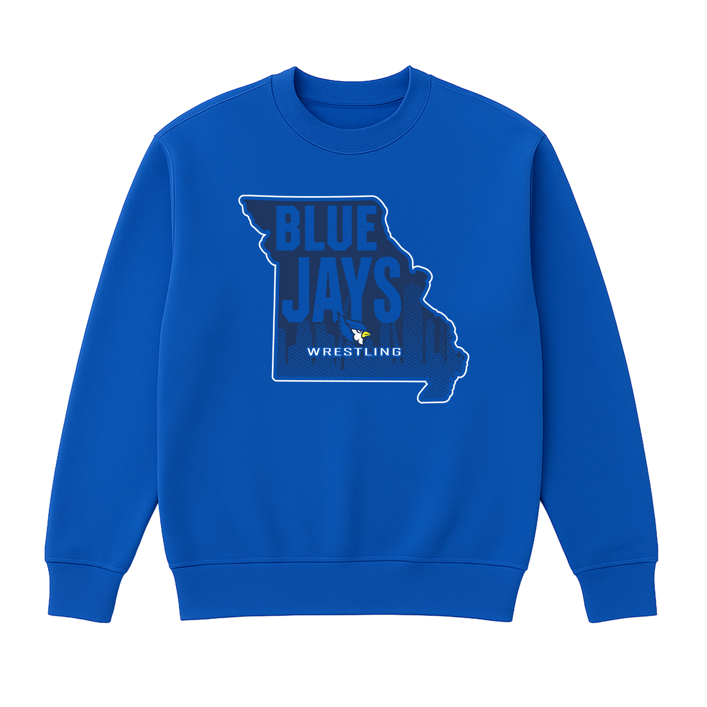 Liberty Blue Jays Wrestling Missouri Crewneck