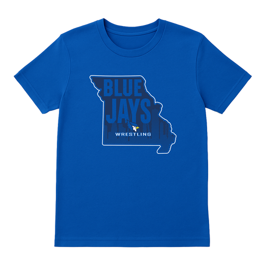 Liberty Blue Jays Wrestling Missouri T-Shirt