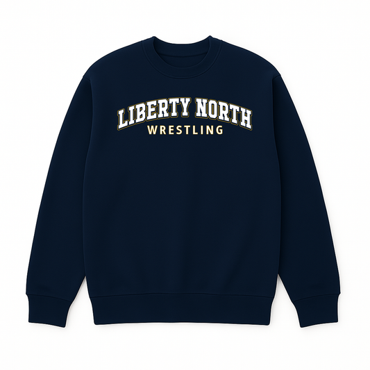 Liberty North Wrestling Crewneck