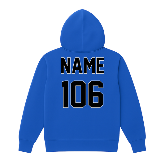 Liberty Blue Jays Wrestling Custom Name and Weight Hoodie