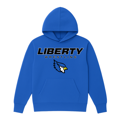 Liberty Blue Jays Wrestling Custom Name and Weight Hoodie