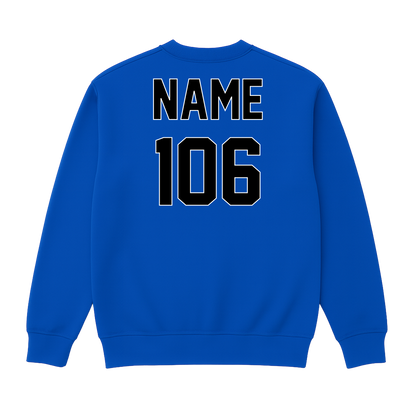 Liberty Blue Jays Wrestling Custom Name and Weight Crewneck