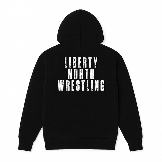 Liberty North Red White Blue Wrestling Hoodie