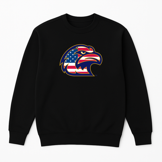 Liberty North Red White Blue Wrestling Crewneck