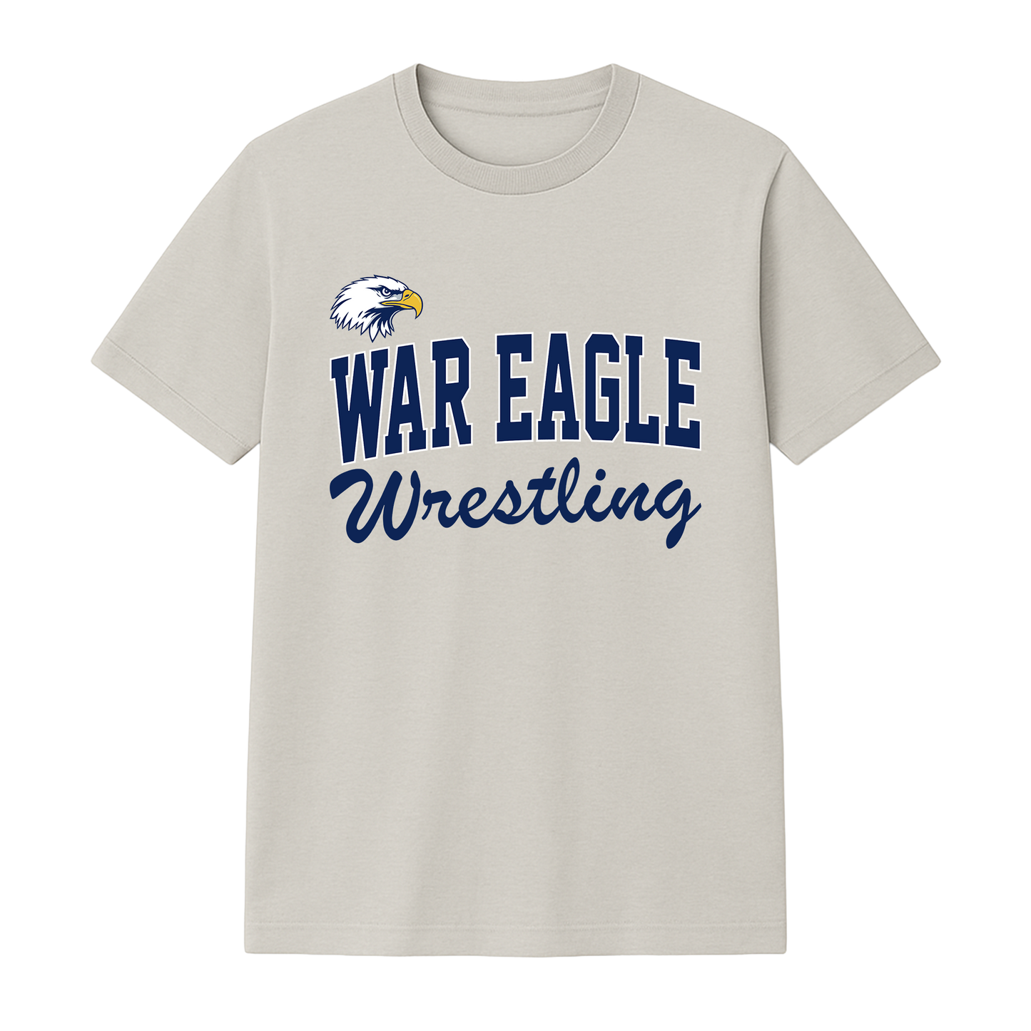 War Eagle Wrestling Gray Tee
